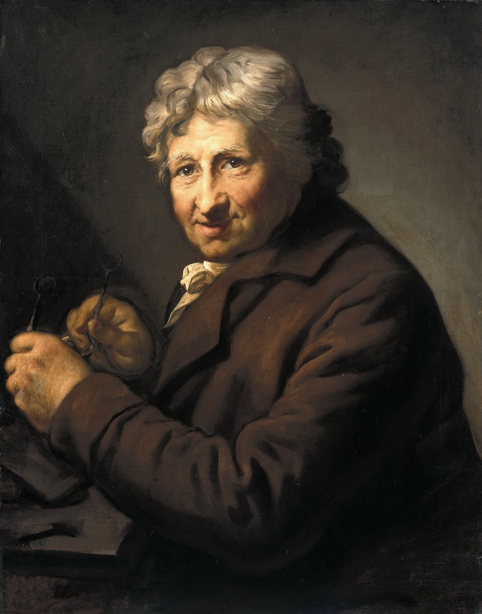 Tysk: Daniel Nikolaus Chodowiecki (1726-1801). Um 1800/ 1801 Portræt af Daniel Nikolaus Chodowiecki af Anton Graff