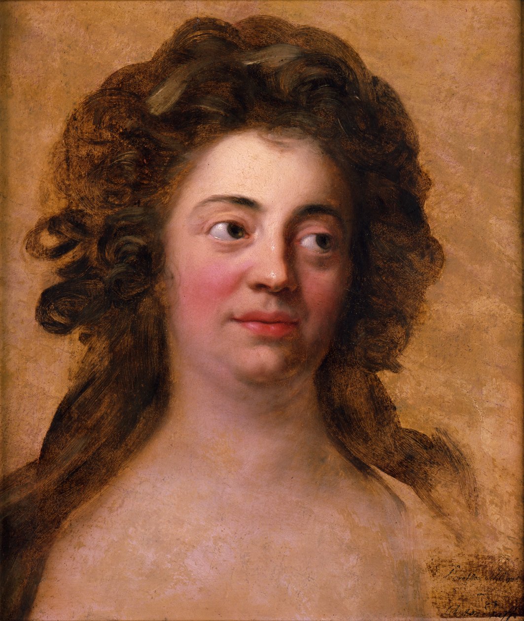 Portræt af Dorothea Schlegel af Anton Graff