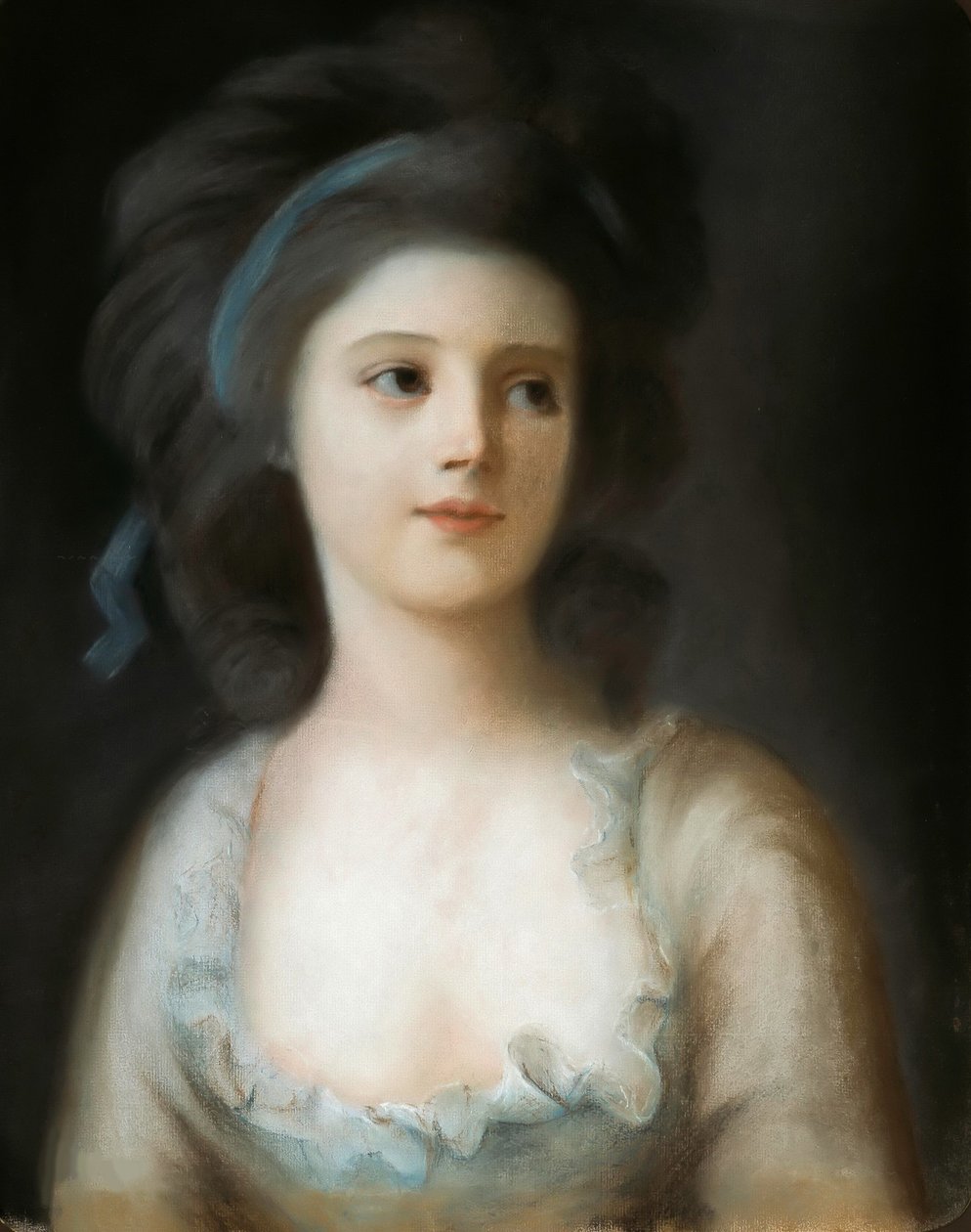 Portræt af grevinde Zofia Potocka-Witt 1760-1822. af Anton Graff