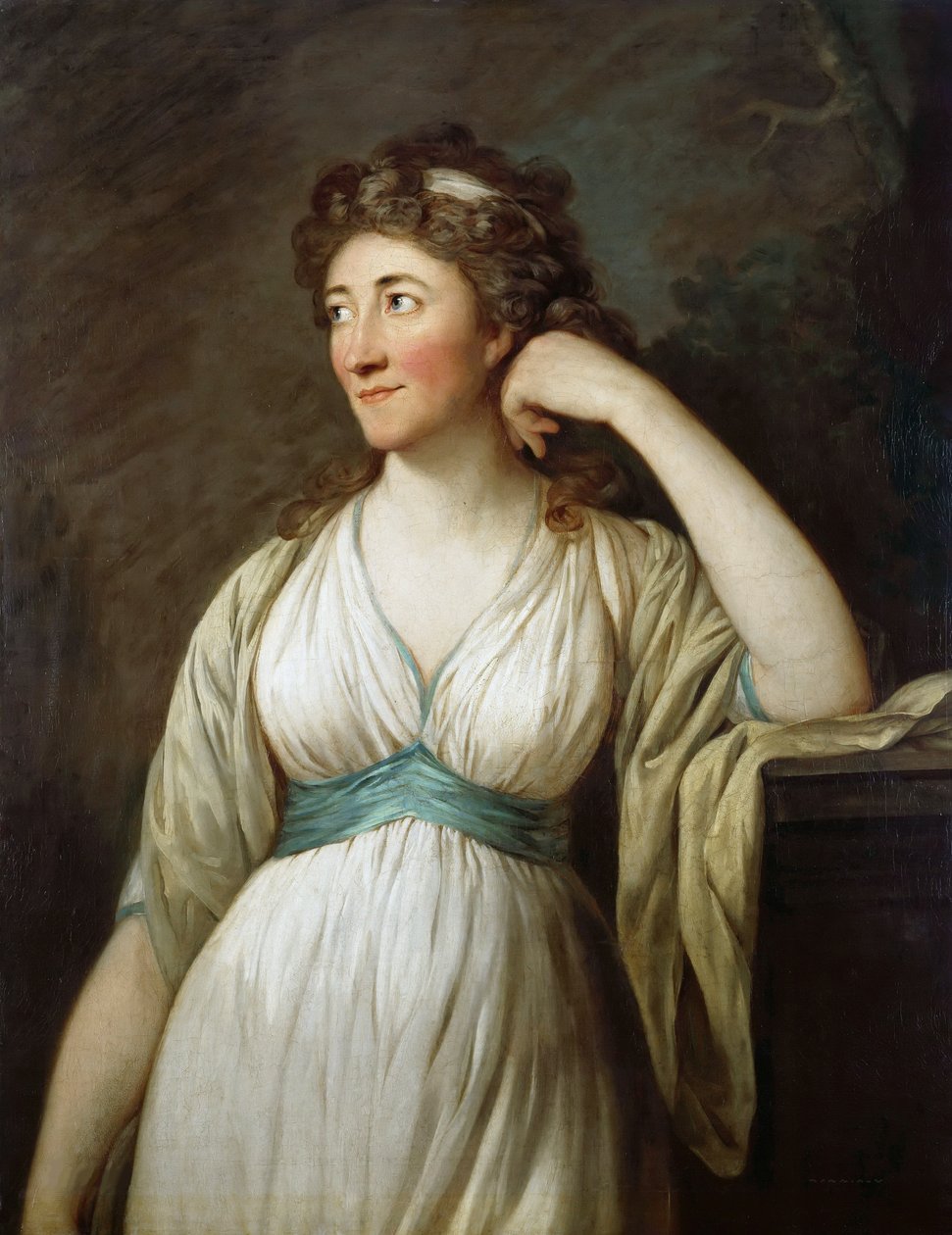 Portræt af Elisa von der Recke 1754-1833, 1795-1796. af Anton Graff
