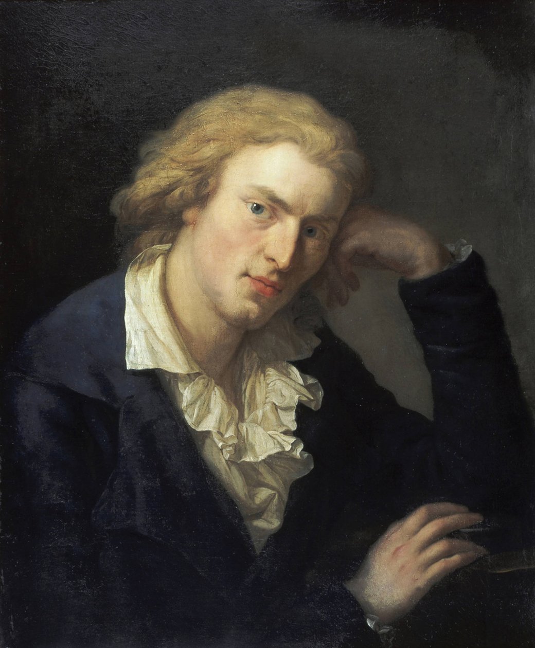 Portræt af Friedrich von Schiller 1759-1805 af Anton Graff