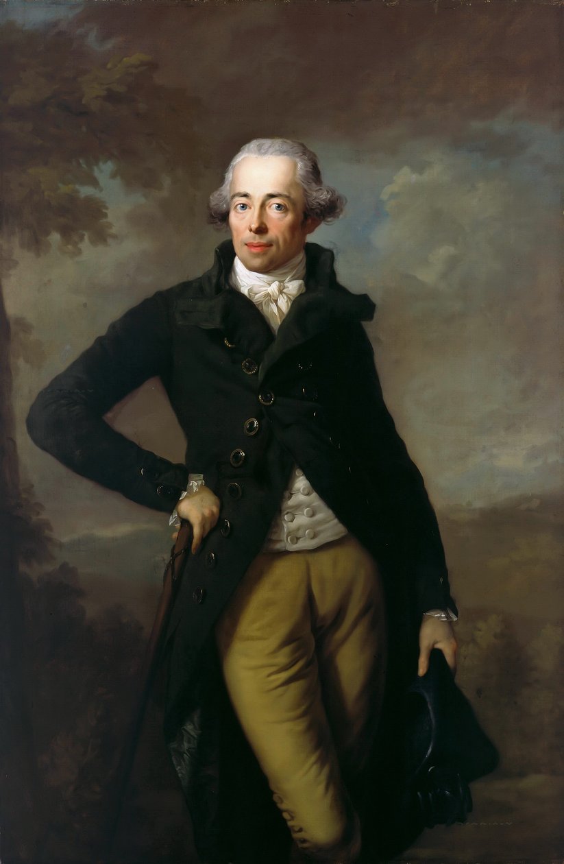 Portræt af Henrik XIV 1749-1799, Prins af Reuss, 1789 af Anton Graff