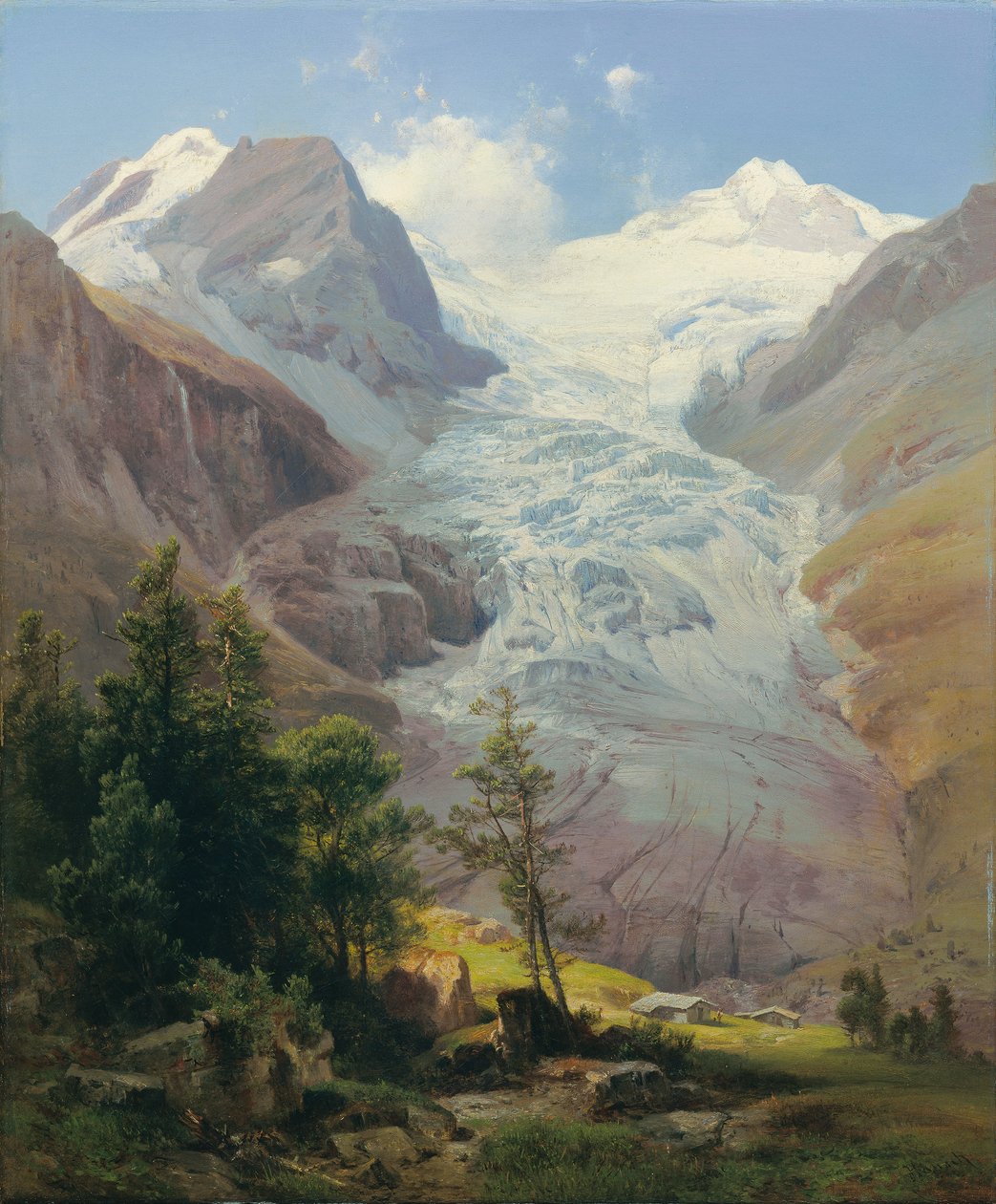Palü-gletsjeren af Anton Hansch