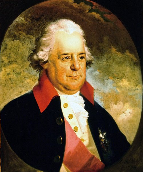 Portræt af Sir George Yonge Bt. af Anton Hickel