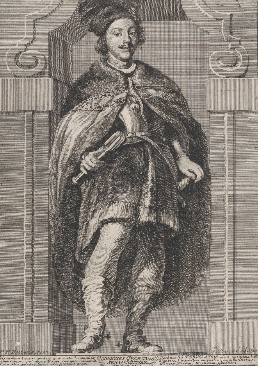 Portræt af kardinal Infante Ferdinand af Østrig, 1728. af Anton Joseph von Prenner