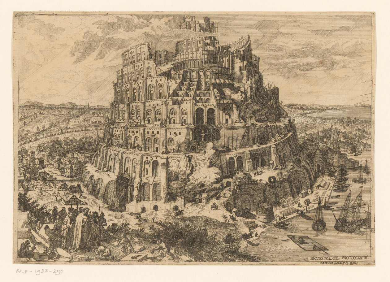 Babels tårn af Anton Joseph von Prenner