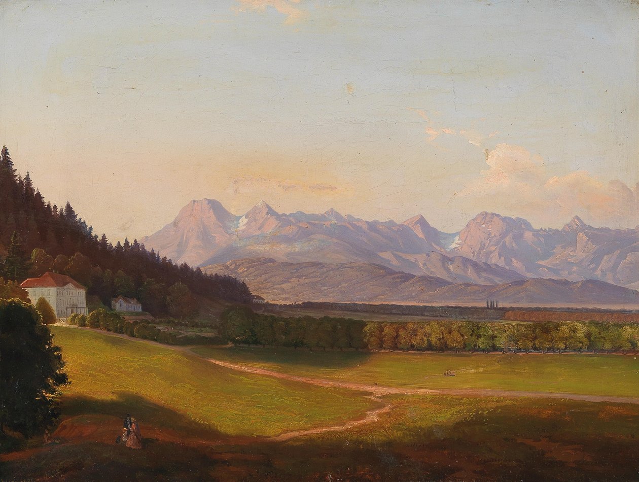 Radetzky Villa og Kamnik-alperne i Krain af Anton Karinger