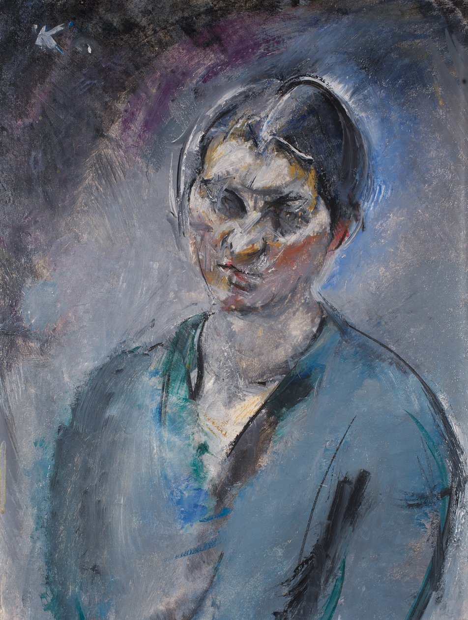 Kunstnerens kone af Anton Kolig