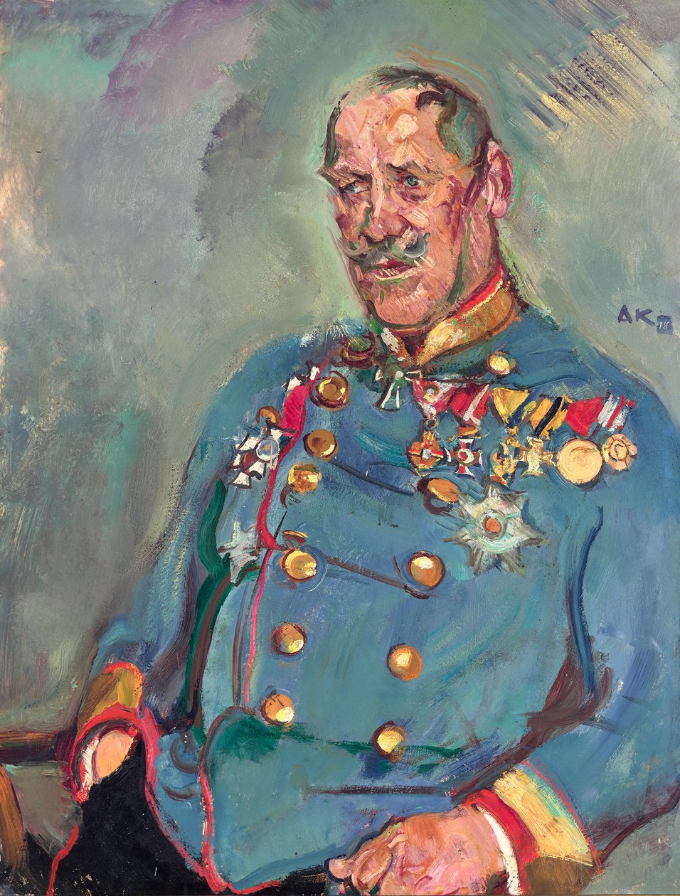 General Gottfried Seibt von Ringenhart af Anton Kolig