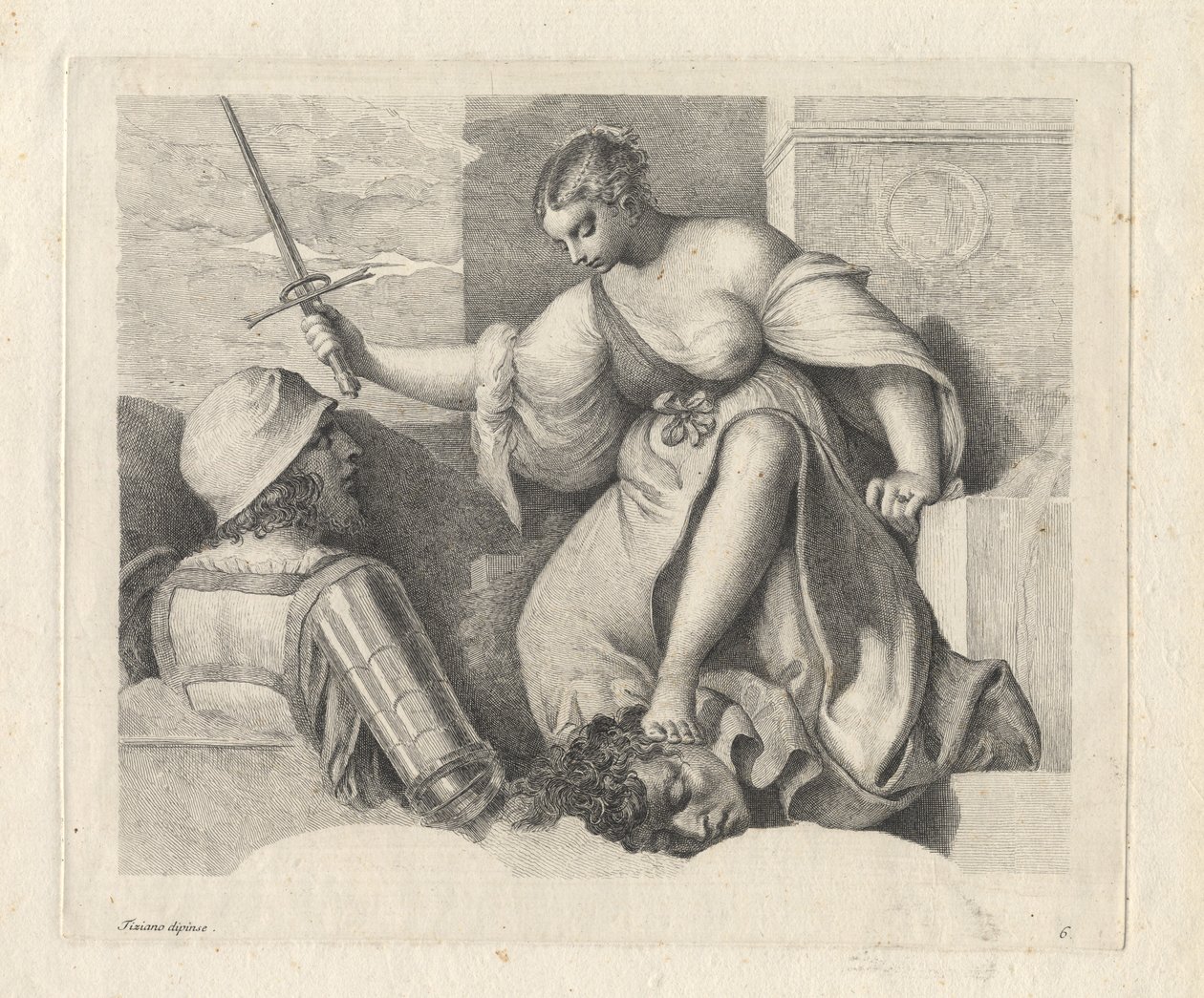 Justice Judith, 1760. af Anton Maria Zanetti