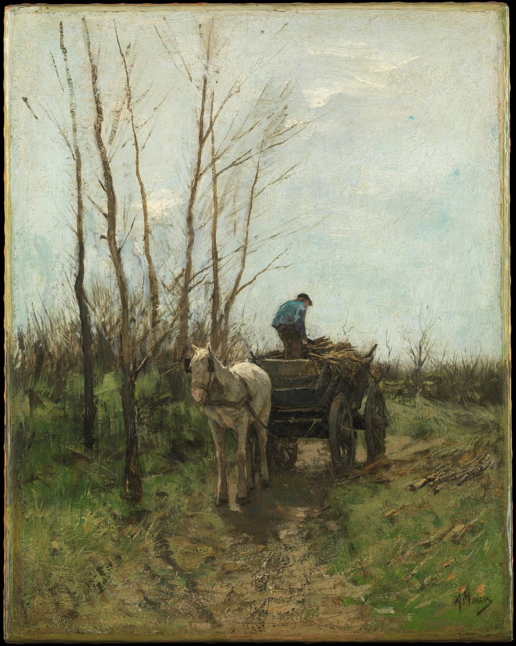 Indsamling af brænde af Anton Mauve