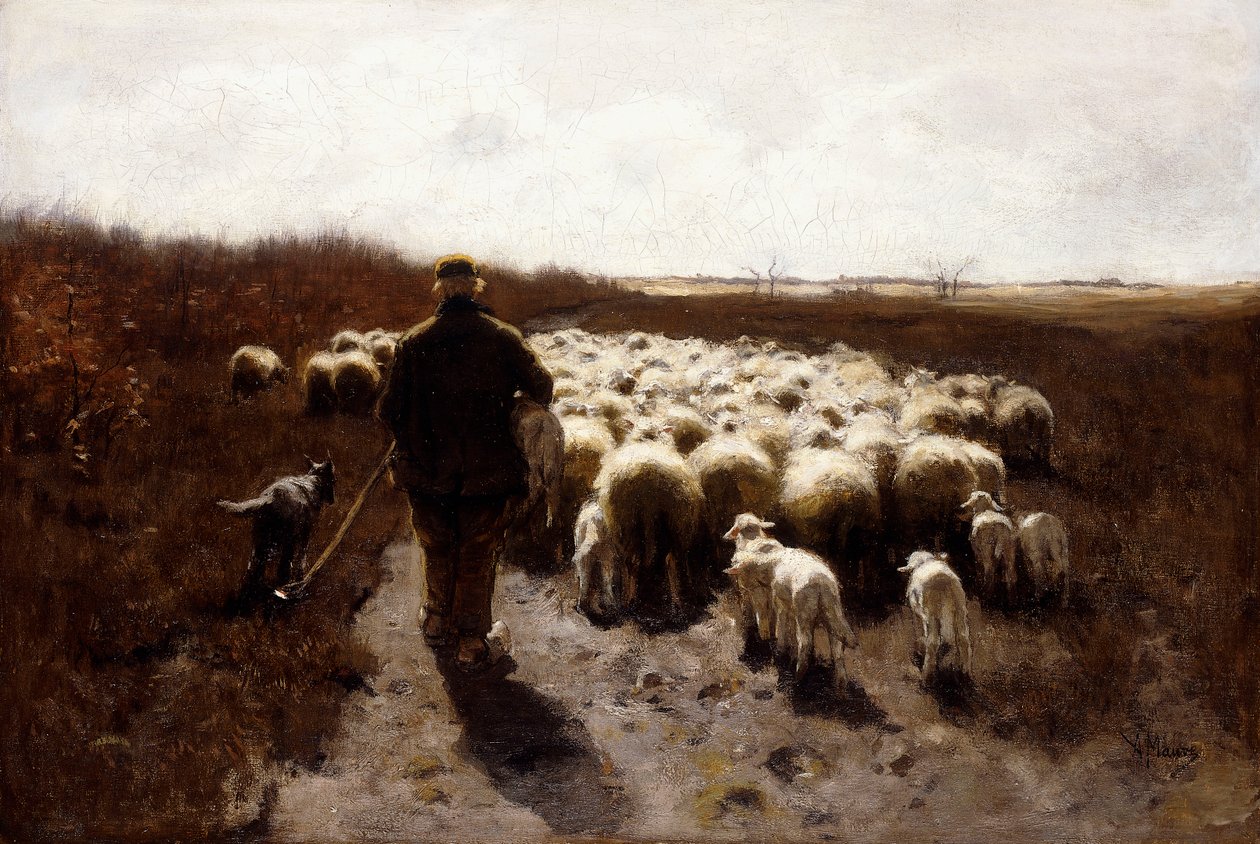Flokkens tilbagevenden, af Anton Mauve