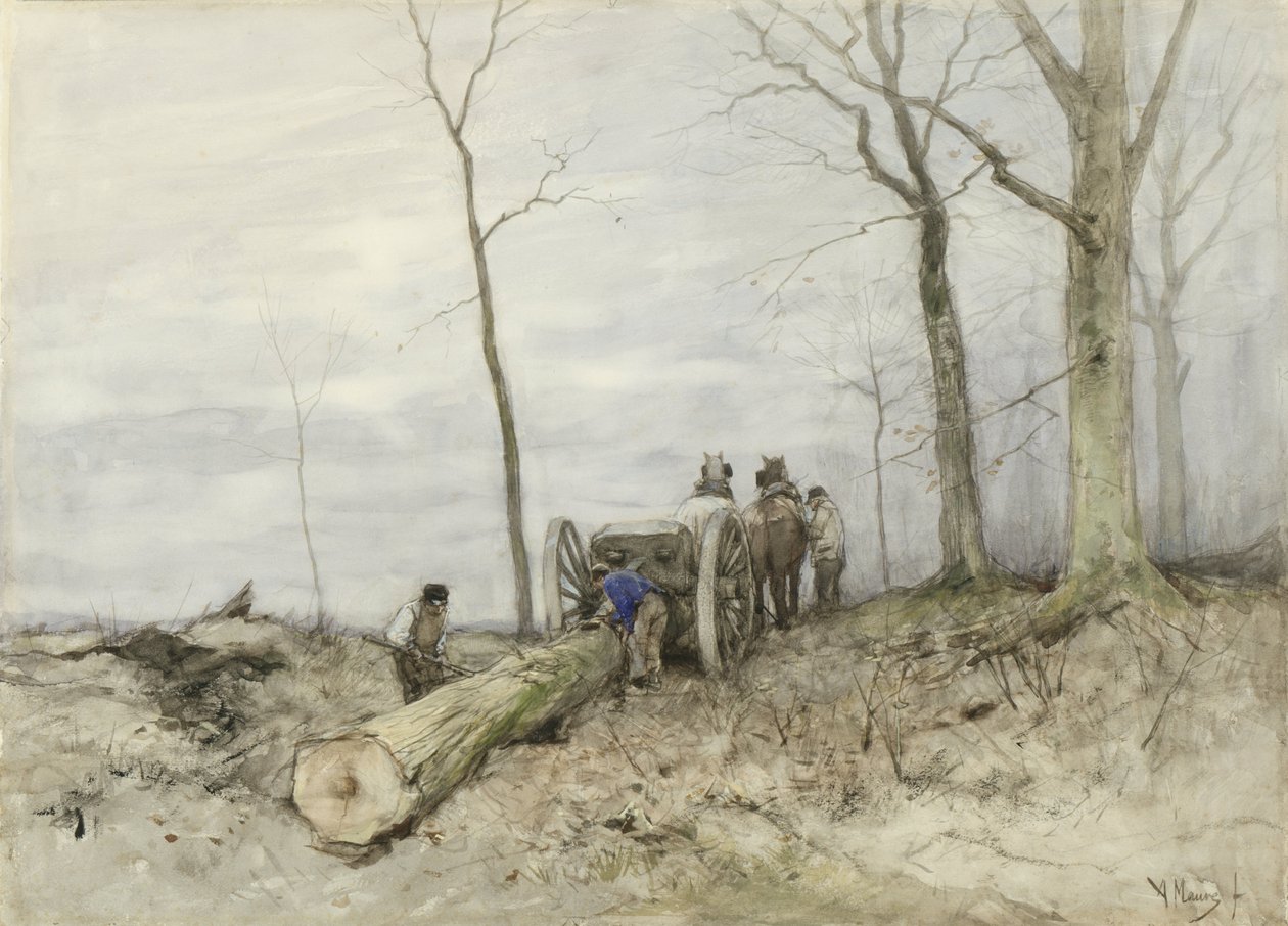 Thé Mallejan af Anton Mauve
