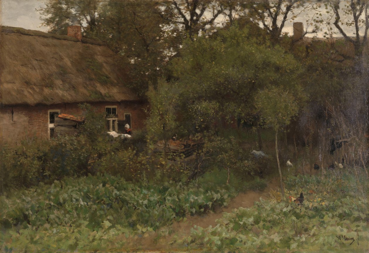 Grøntsagshaven Køkkenhaven af Anton Mauve