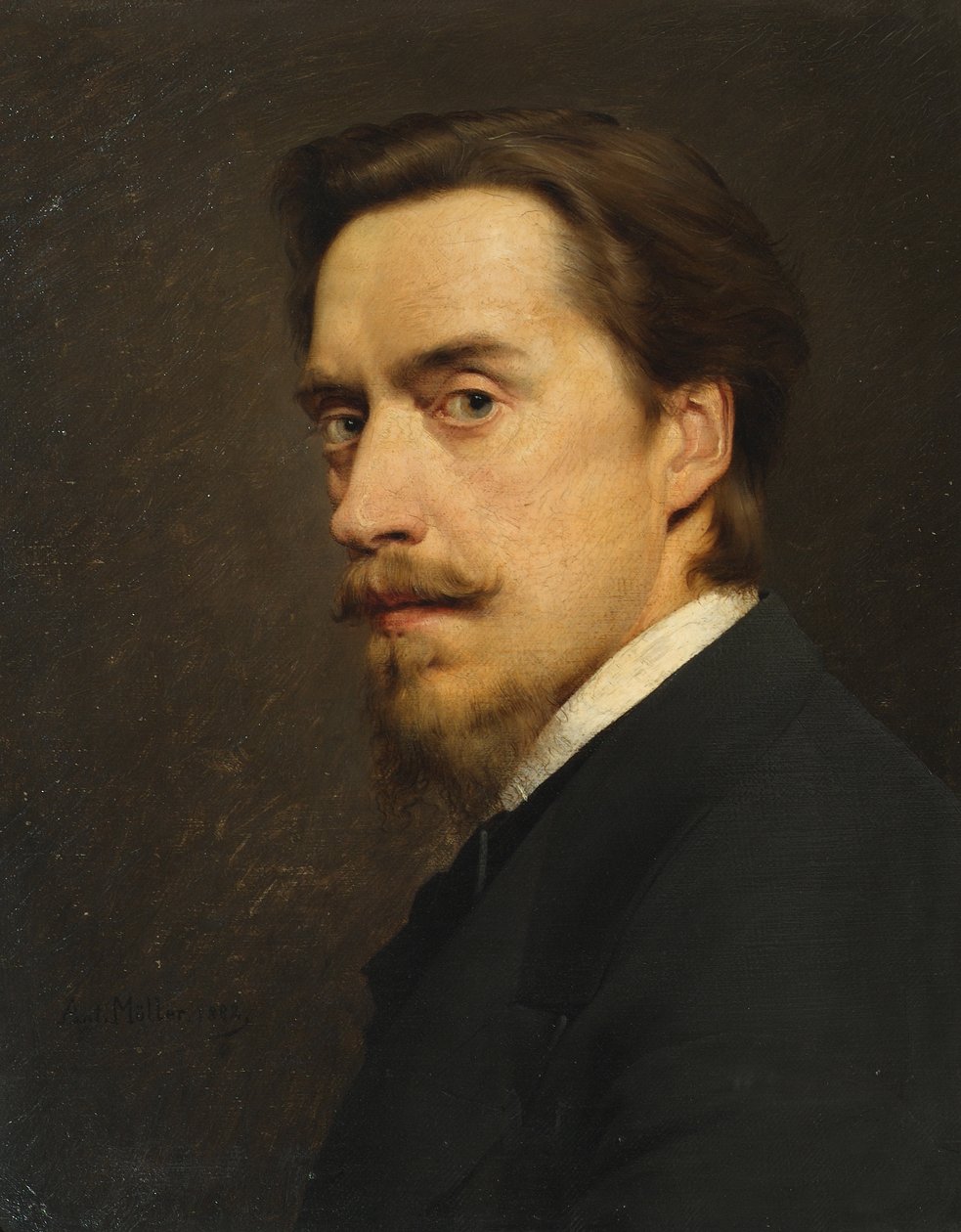 selvportræt af Anton Muller