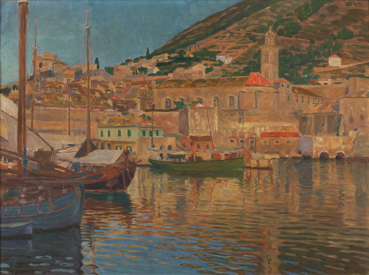 Ragusa Havn af Anton Nowak