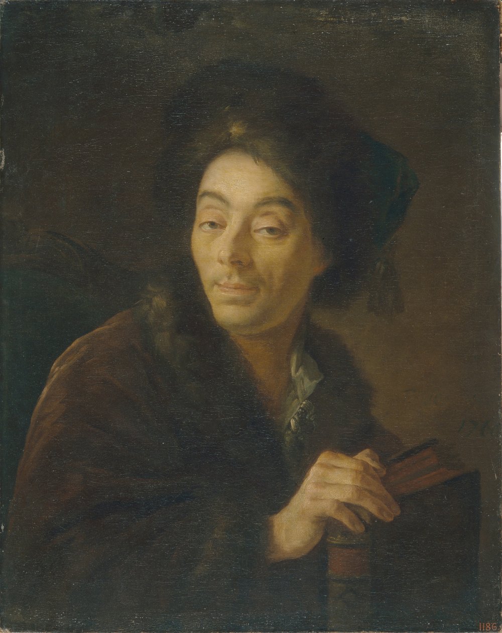 Portræt af skuespilleren Yakov Danilovich Shumsky 1732-1812, 1760 af Anton Pavlovich Losenko
