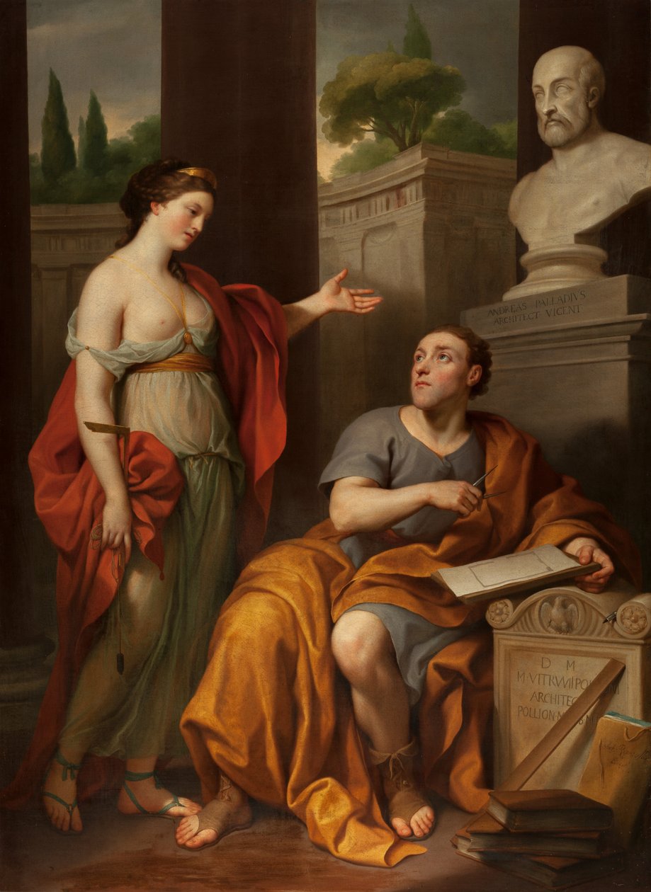 Arkitekten og hans muse. Portræt af James Caulfield, Lord Charlemont af Anton Raphael Mengs