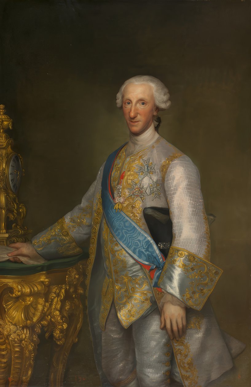 Portræt af infanten Don Luis de Borbon af Anton Raphael Mengs