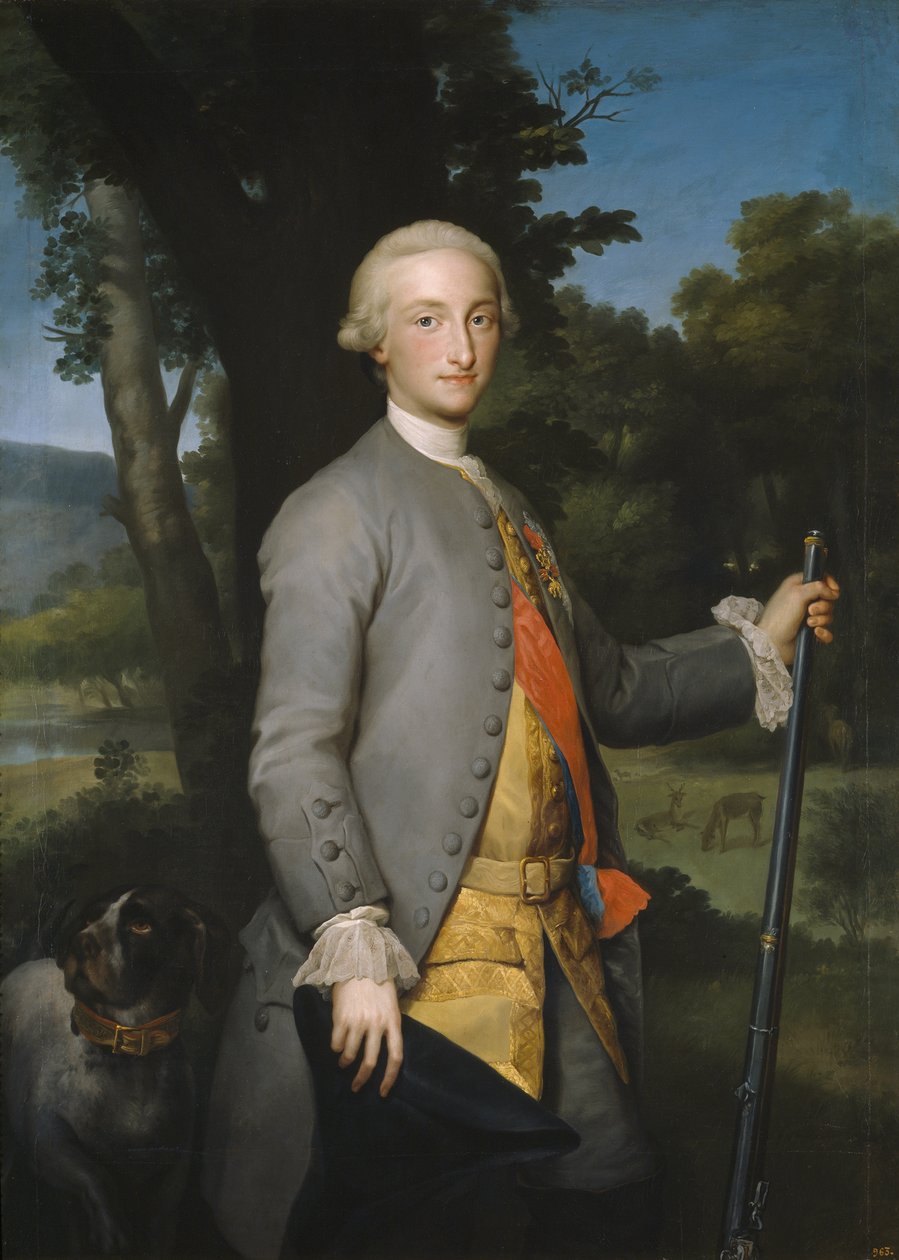 Karl IV af Spanien som prins af Asturien, ca 1764-1765 af Anton Raphael Mengs