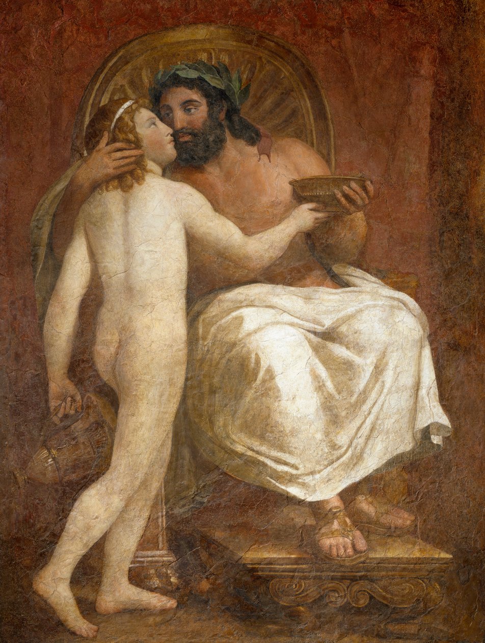 Jupiter kysser Ganymedes, af Anton Raphael Mengs af Anton Raphael Mengs