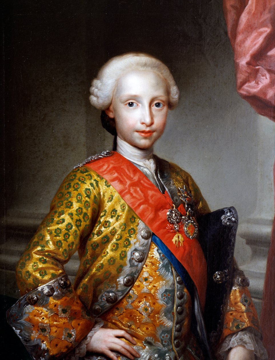 Portræt af Antonio Pascual af Borbon og Wettin (Hus af Anton Raphael Mengs