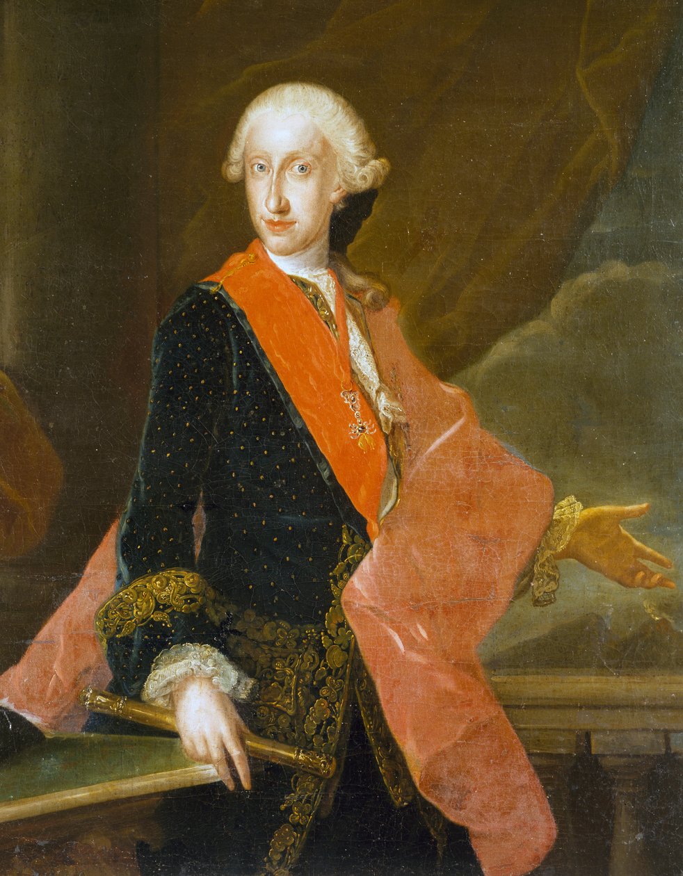 Portræt af Charles IV af Bourbon (Portici af Anton Raphael Mengs