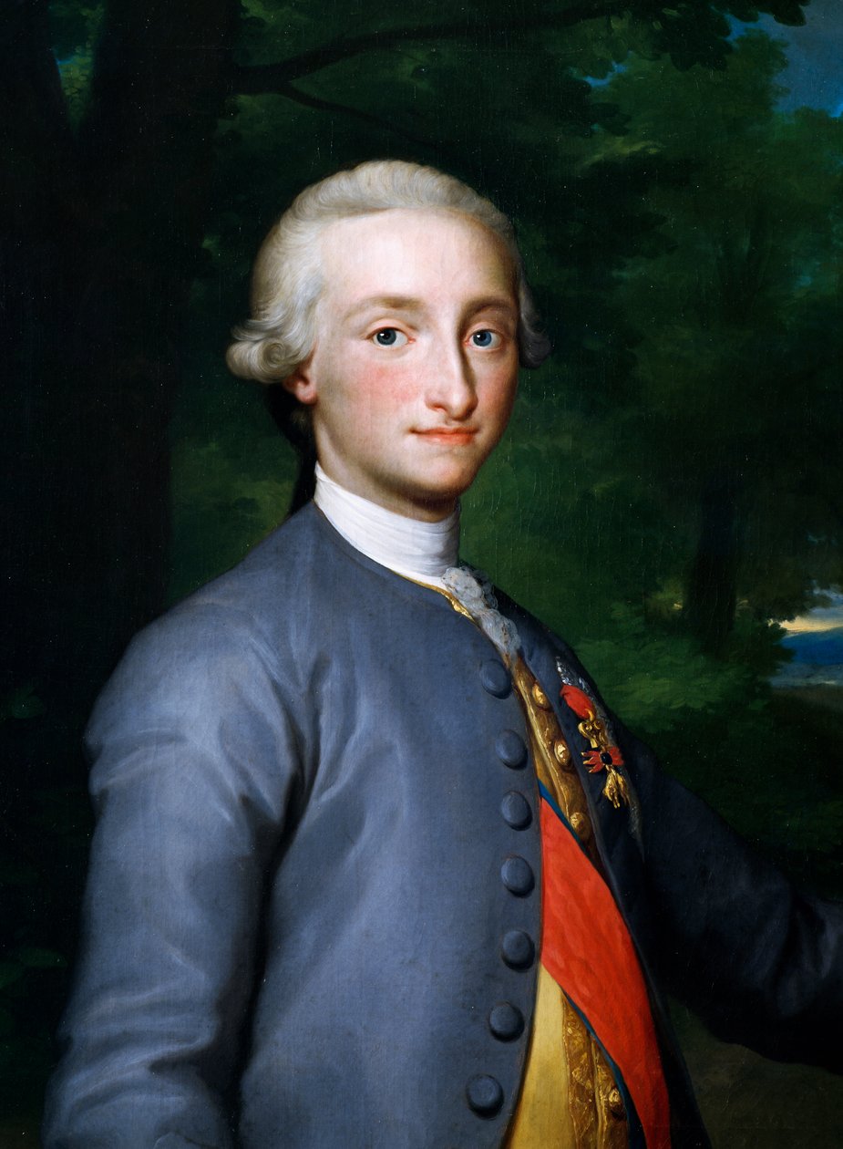 Portræt af Charles IV af Bourbon, af Anton Raphael Mengs, maleri af Anton Raphael Mengs