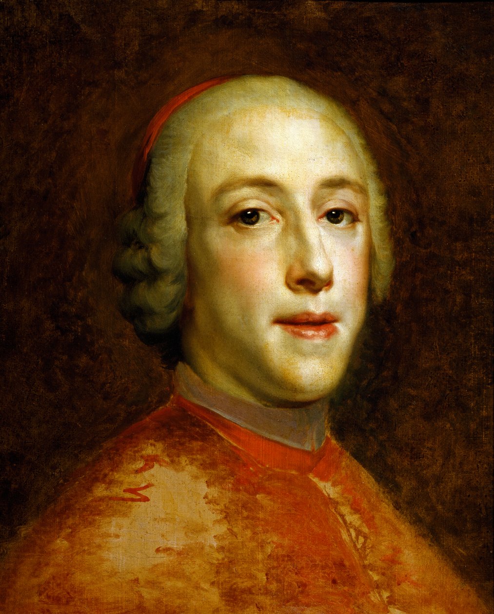Portræt af Henry Benedict Marie Clement Edward Stuart, kardinal York, af Anton Raphael Mengs, omkring 1756 af Anton Raphael Mengs