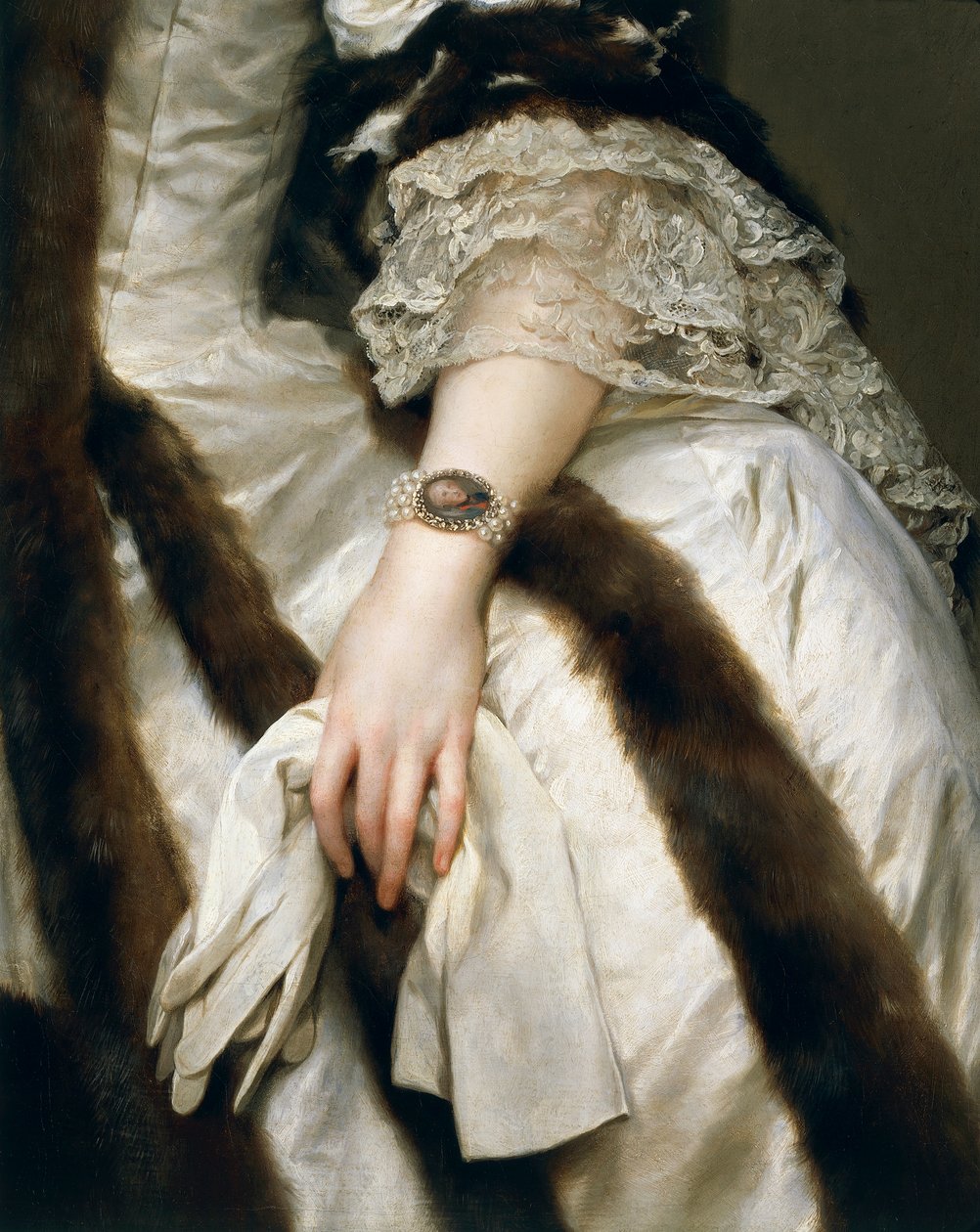 Portræt af Maria Carolina af Østrig, dronning af Napoli, af Anton Raphael Mengs af Anton Raphael Mengs