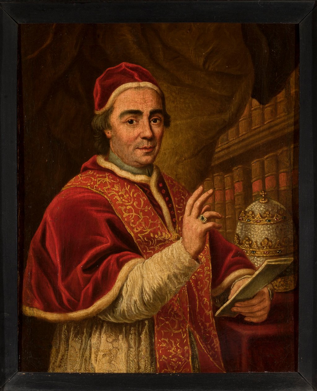 Portræt af pave Clemens XIII af Anton Raphael Mengs