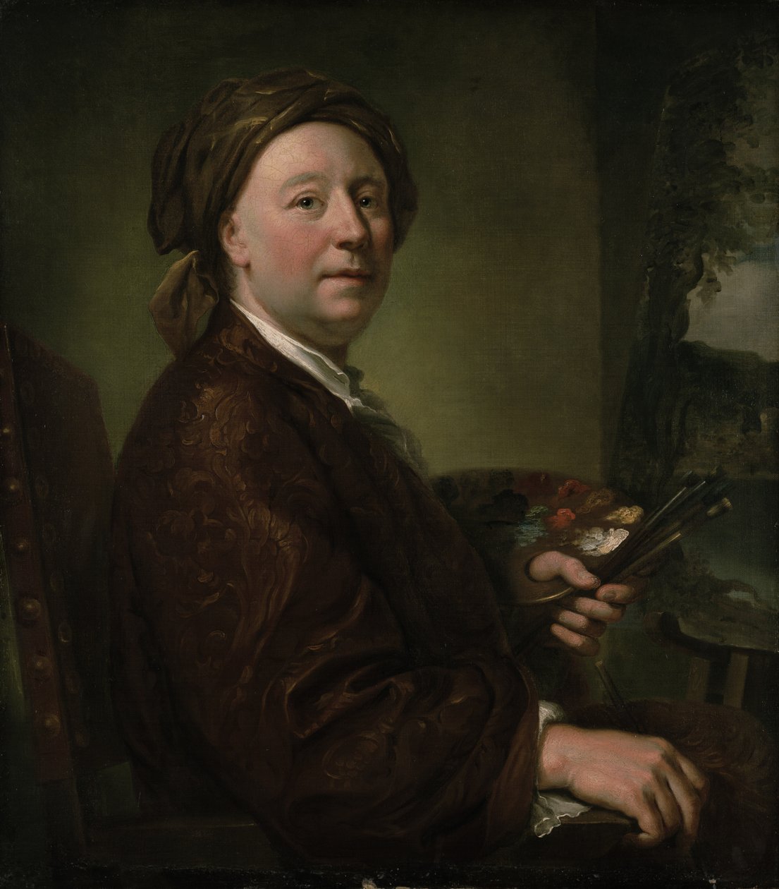 Richard Wilson (1714-82) 1752 (olie på lærred) af Anton Raphael Mengs