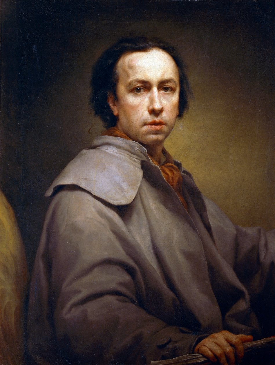 Selvportræt, af Anton Raphael Mengs, ca. 1776, olie på lærred af Anton Raphael Mengs