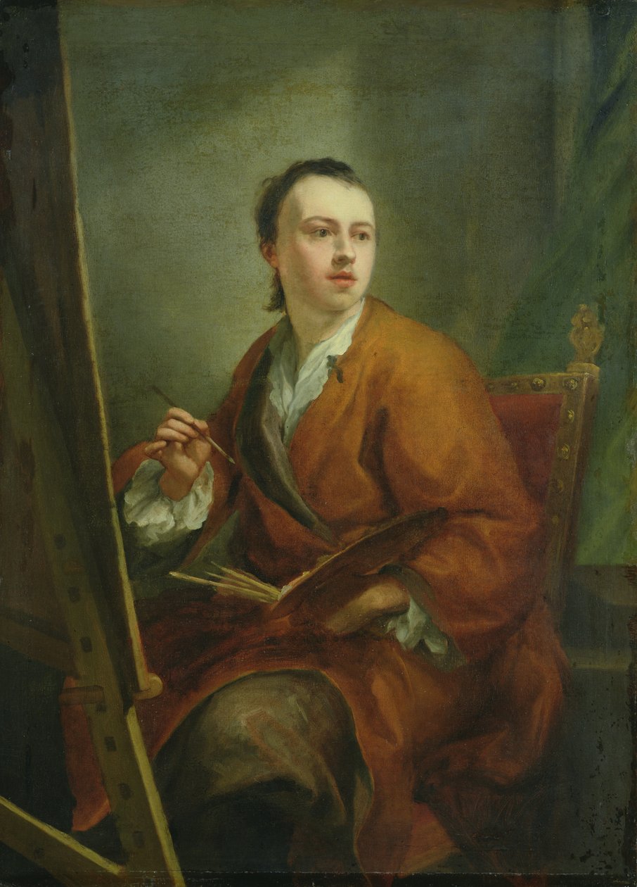 Selvportræt, ca. 1755 af Anton Raphael Mengs