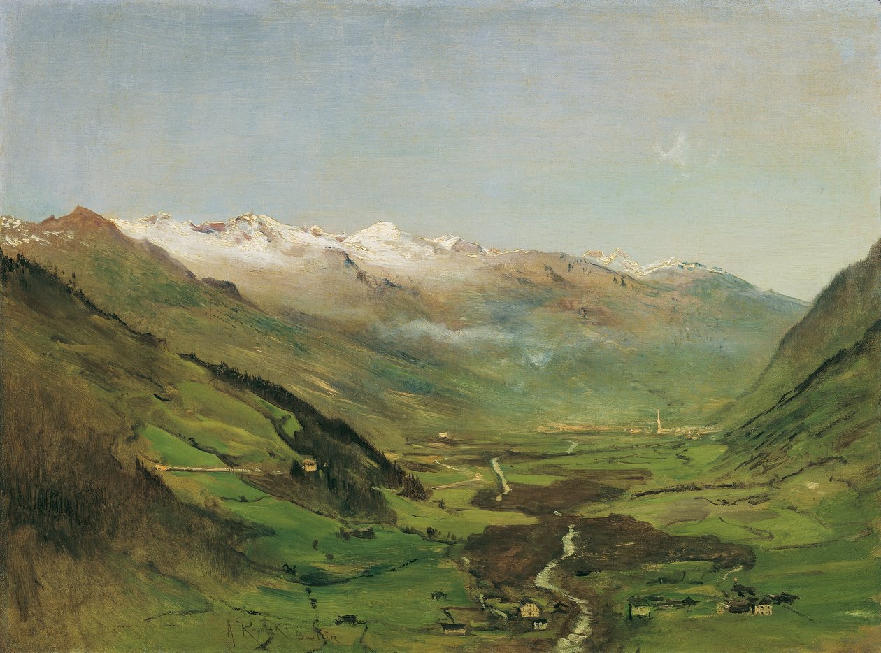 Das Gasteinertal I af Anton Romako