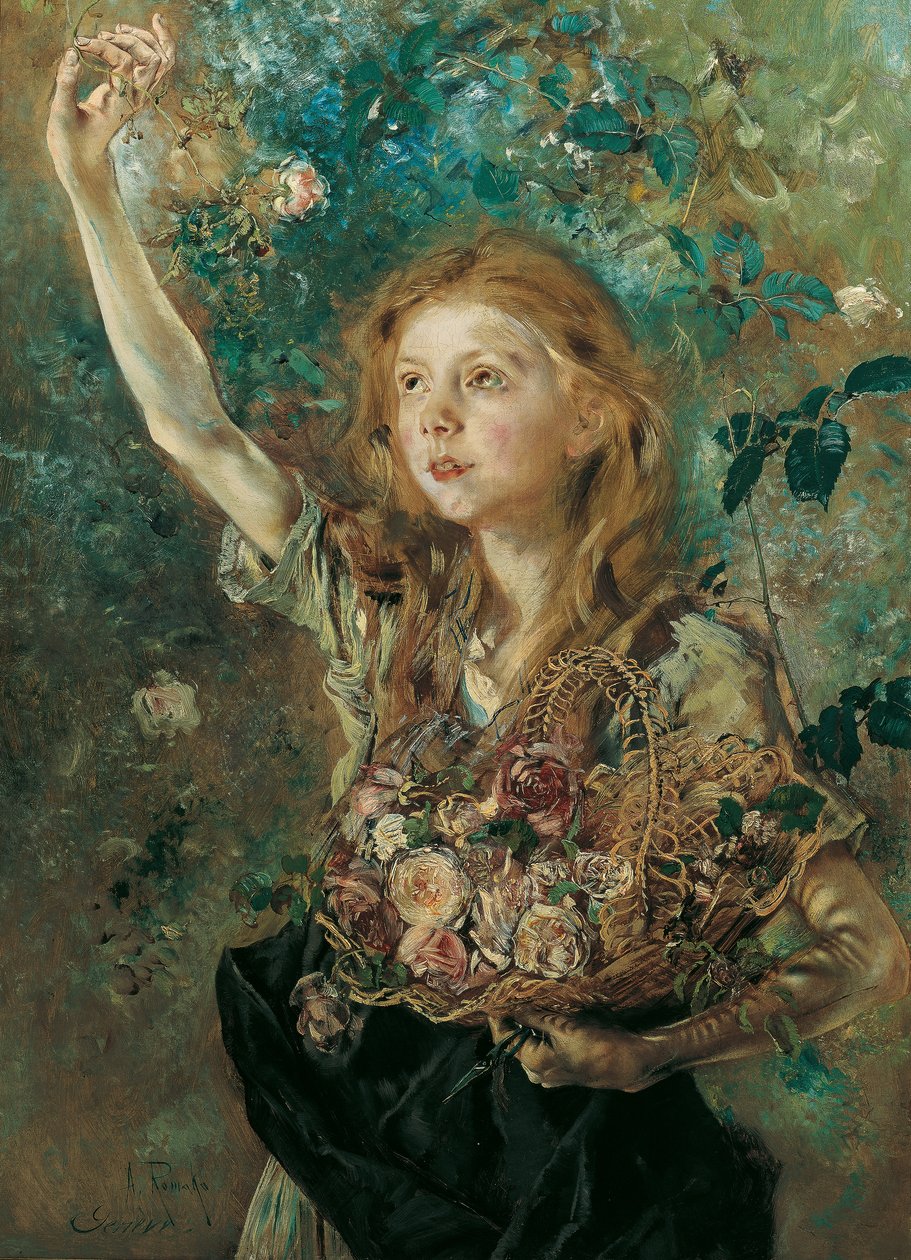 Rosenplukkeren af Anton Romako