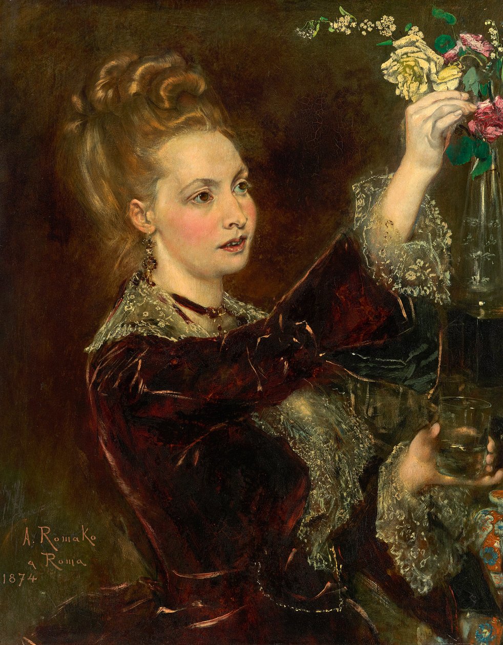 Elisabeth von Nast-Kolb, f . Hårdt æg af Anton Romako