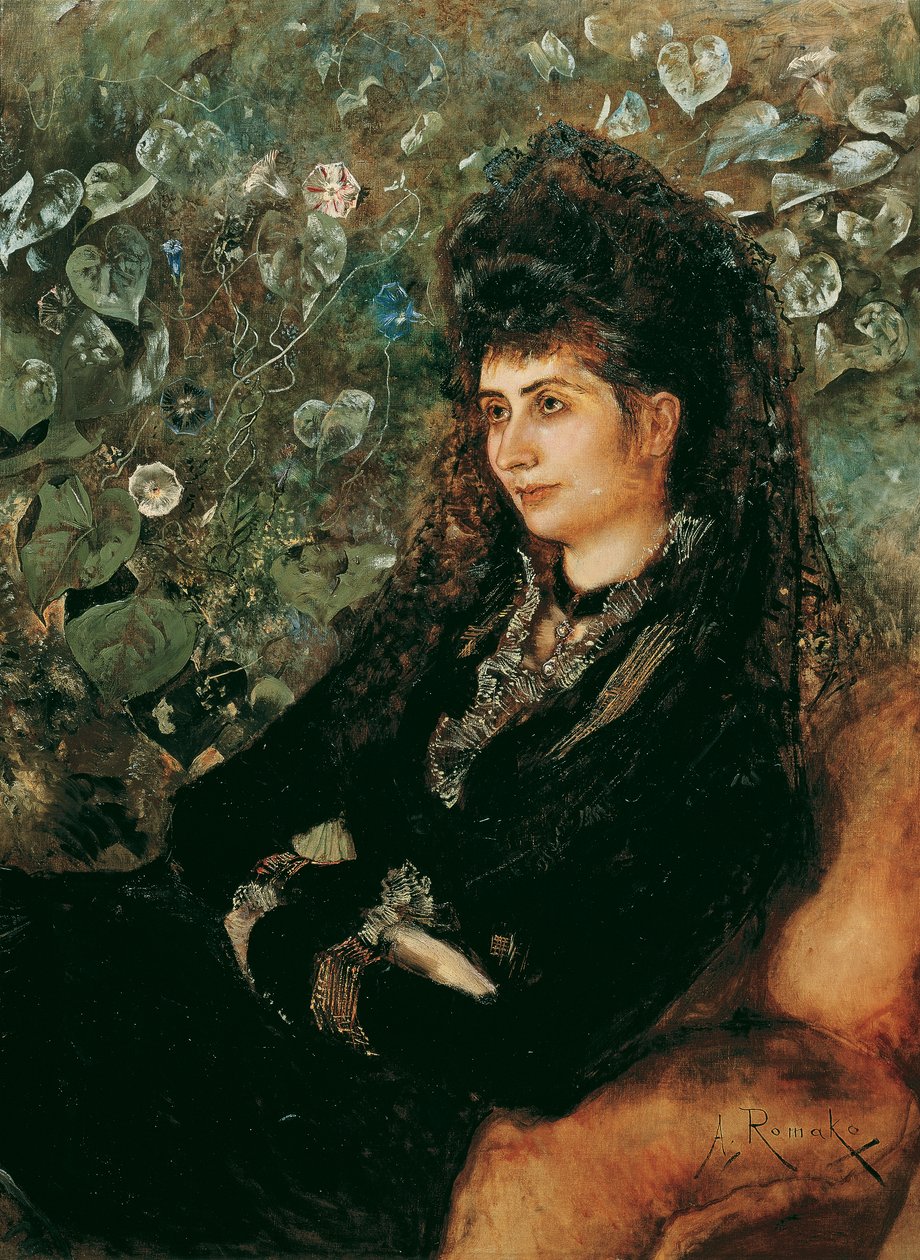 Mathilde Stern, født Porges af Anton Romako