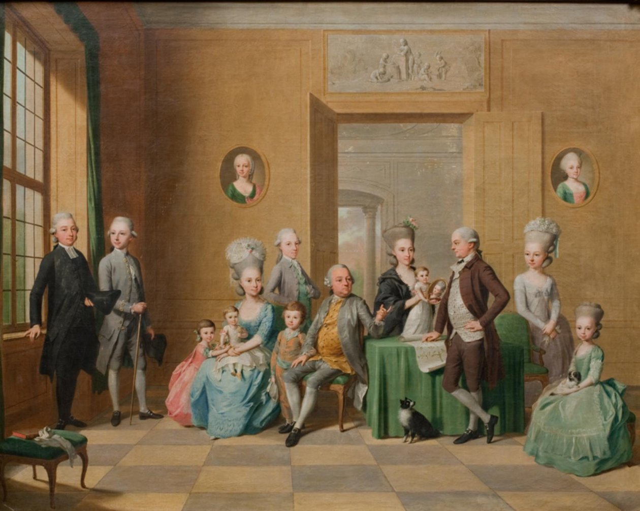 Familien Souchay af Anton Tischbein