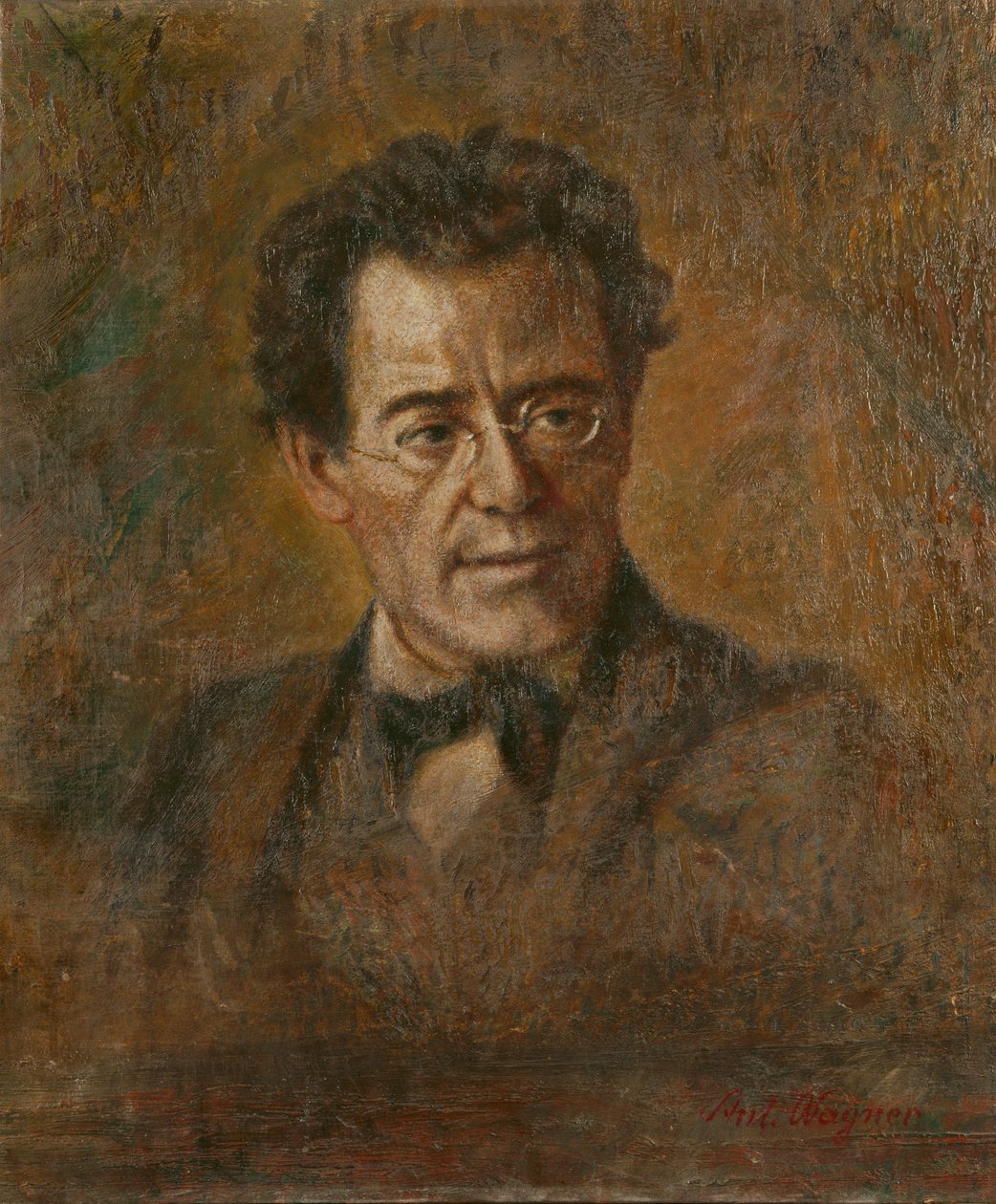 Gustav Mahler, komponist og dirigent af Anton Wagner-Henning