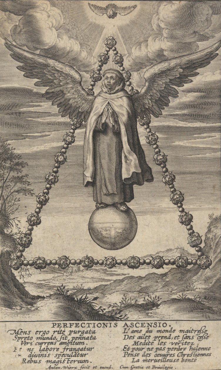 Perfectionis Ascensio, fra The Life of Saint John of the Cross, 1622-24. af Anton Wierix
