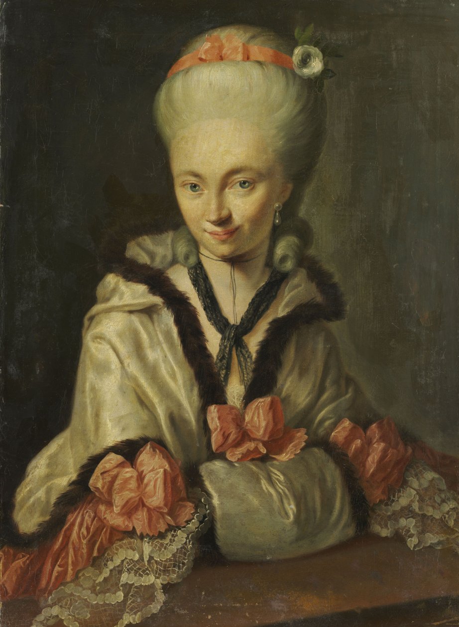 Anton Wilhelm Tischbein - Auguste Friederike grevinde af Ysenburg-Büdingen af Anton Wilhelm Tischbein