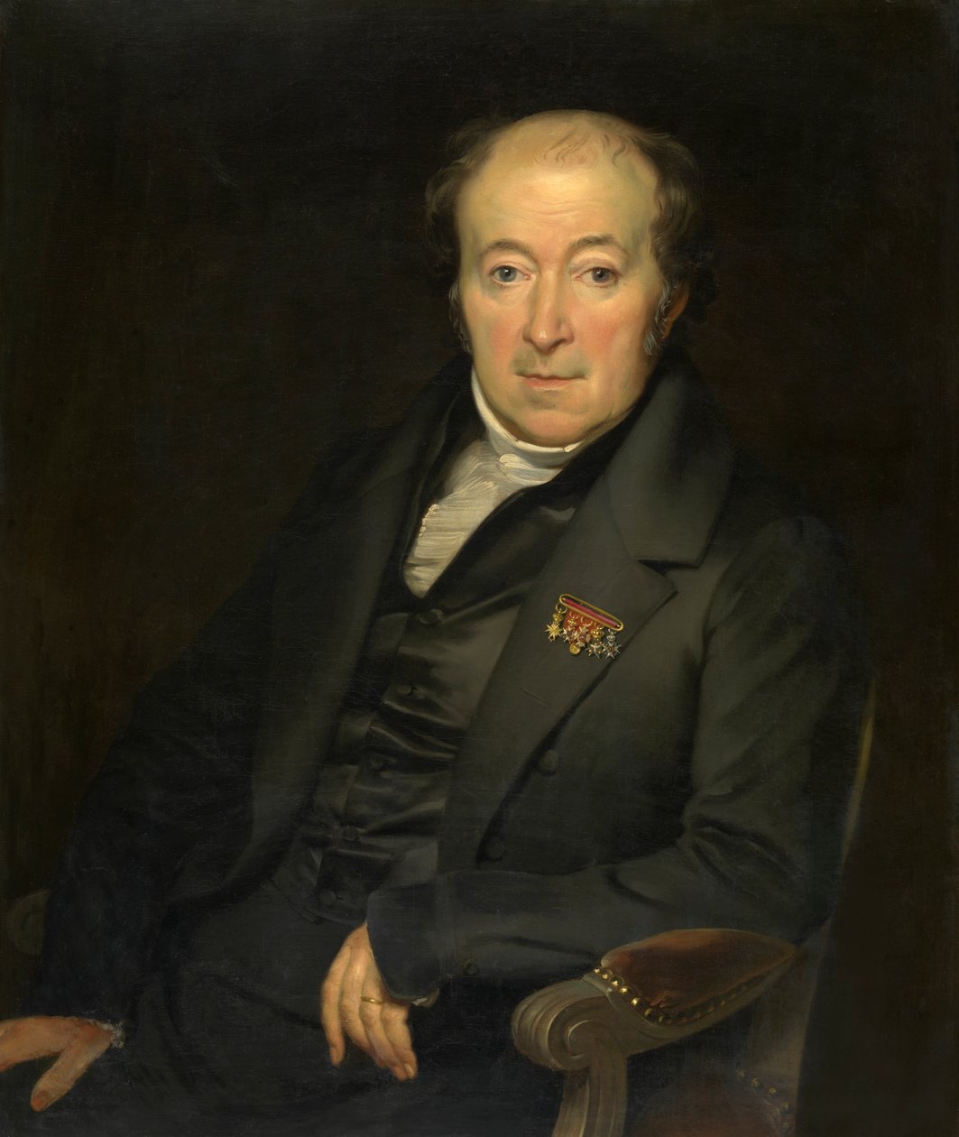 Maleren Mattheus Ignatius van Bree (olie på lærred) af Anton van Ysendyck