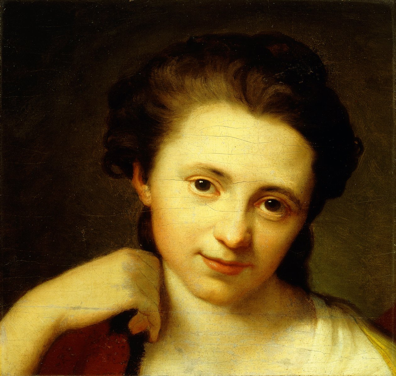 Portræt af Angelica Kauffmann, brystlængde af Anton von Maron