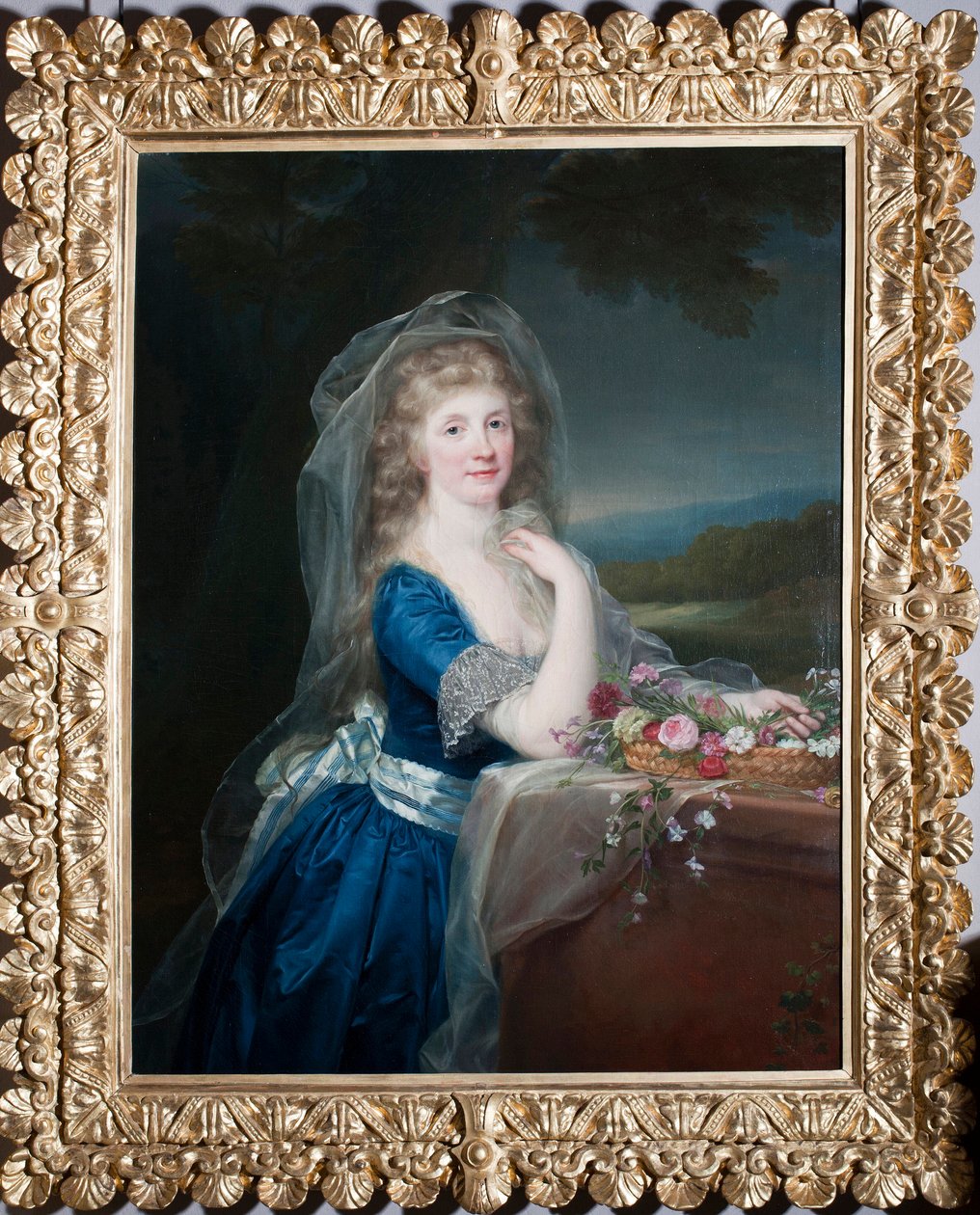 Portræt af Anna Pieri Brignole-Sale (Brignole Sale) (1765-1815) Maleri af Anton von Maron (1733-1808) Gener, nye gademuseer af Anton von Maron