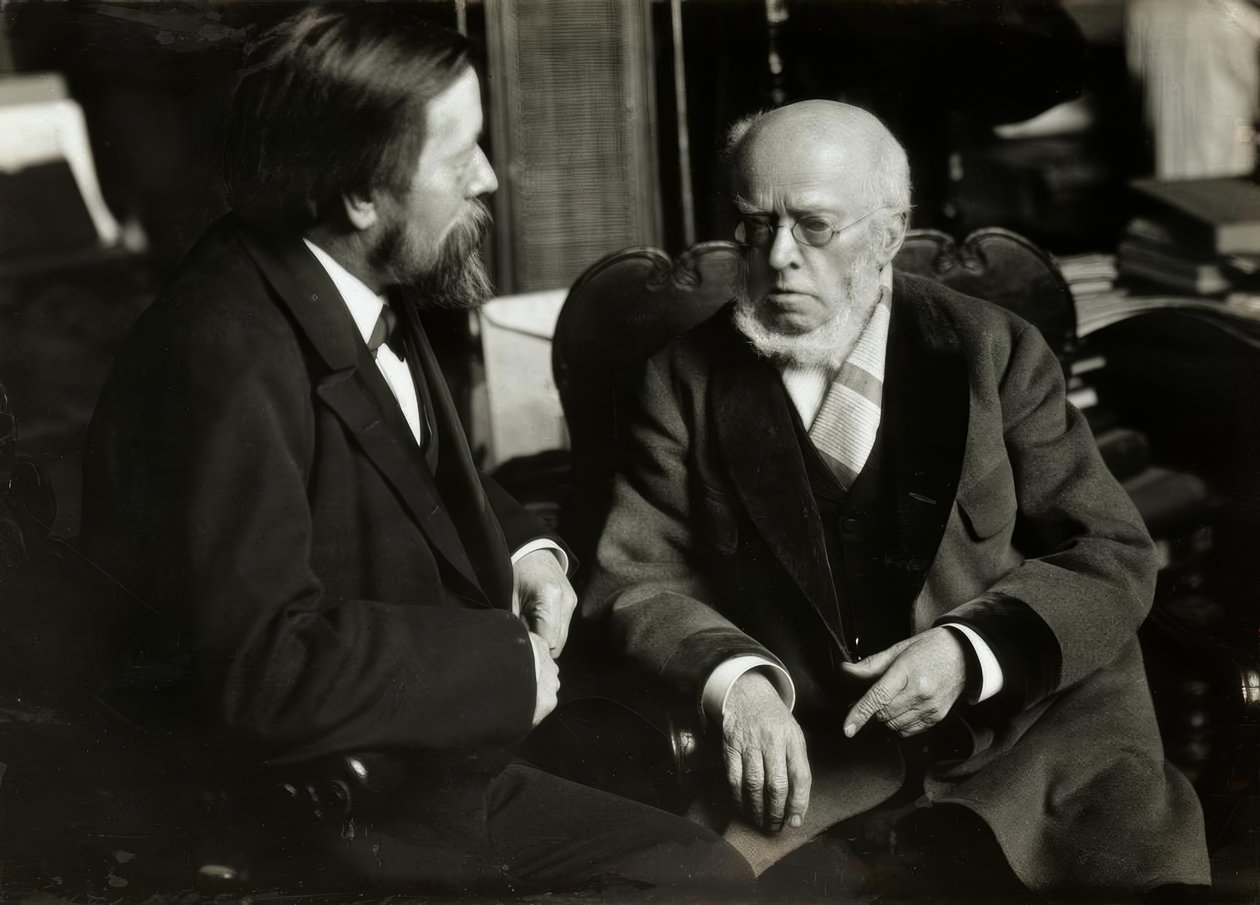 A. v. Menzel i. hans lejlighed m. A. v. Werner af Anton Alexander von Werner