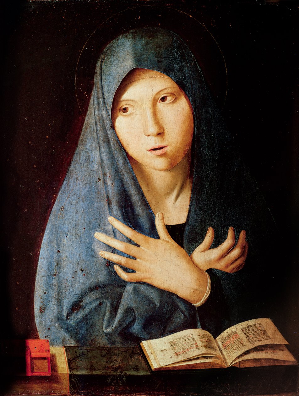 Bebudelsen, c.1473-74 af Antonello da Messina