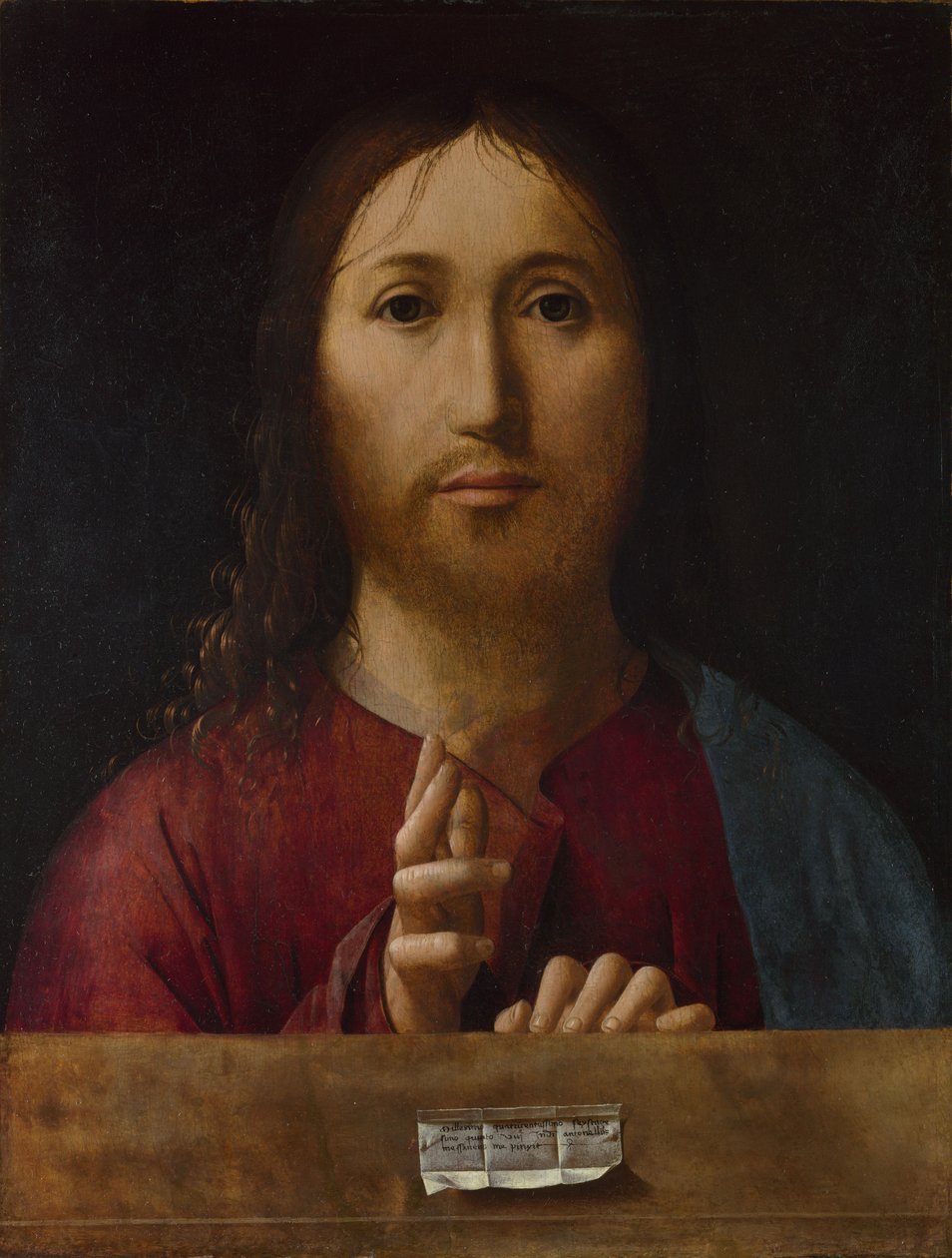 Kristus velsignelse, 1465 af Antonello da Messina