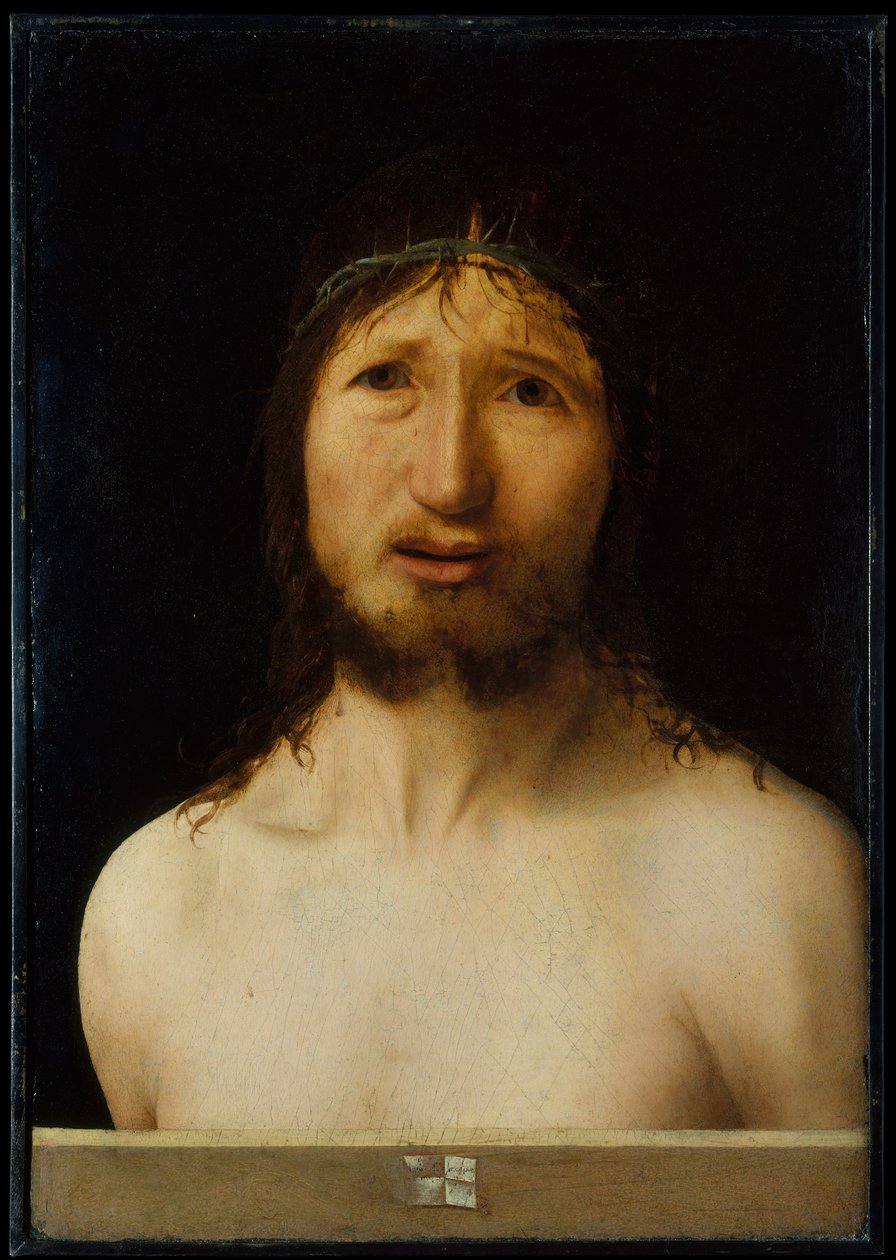 Kristus kronet med torne af Antonello da Messina