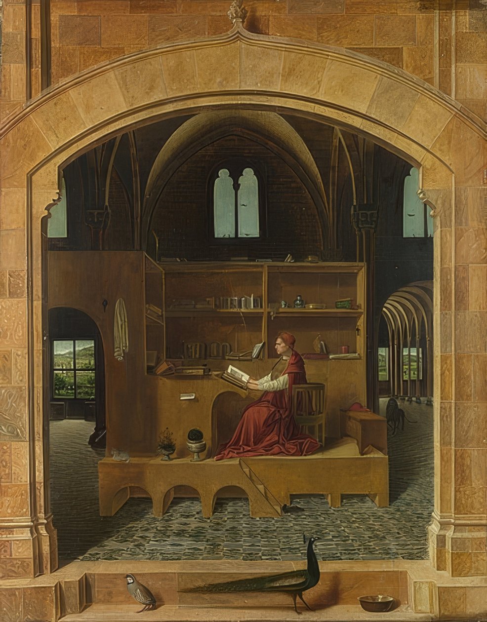 Sankt Jerome i sagen. Omkring 1475 af Antonello da Messina